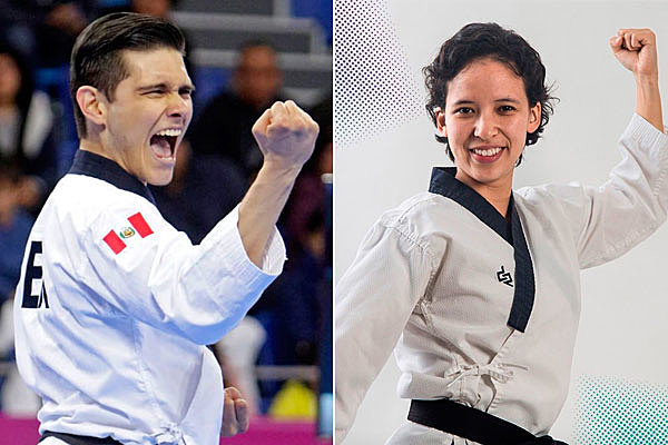 2 Medallas de plata en Taekwondo