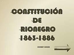 Constitución de río negro