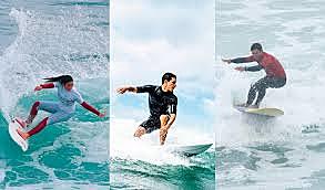 3 Medallas de oro en Surf