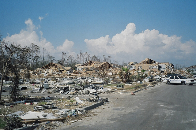 Hurricane Katrina Hits Louisiana.