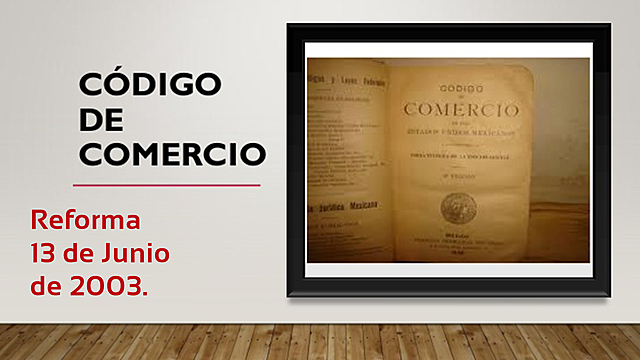 Reforma del Código de Comercio 2003