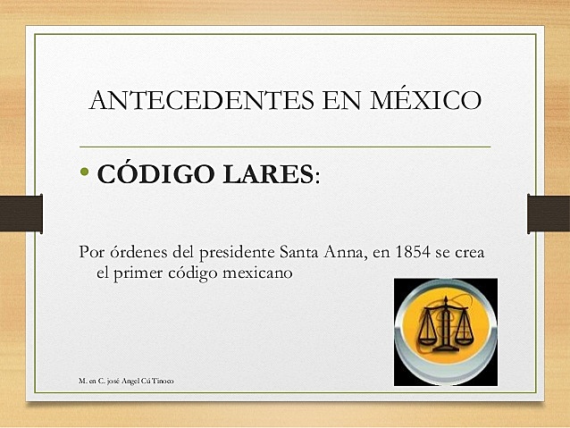 CODIGO DE LARES