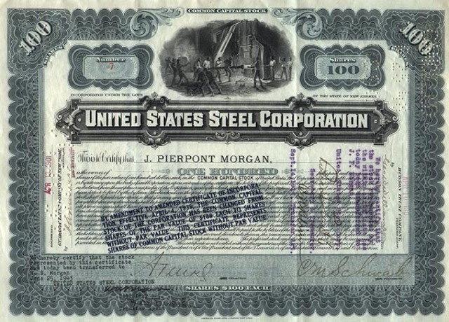 US Steel Corporation organizes
