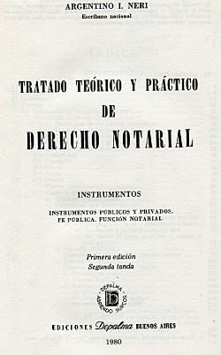 Teoría de Argentino I. Neri