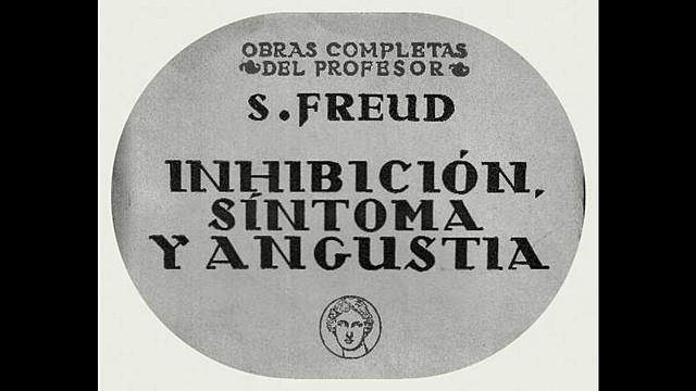 Publicación obras, la inhibición, síntoma y angustia
