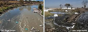 Contaminación de los rios