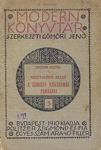 A szegény kisgyermek panaszai című kötet