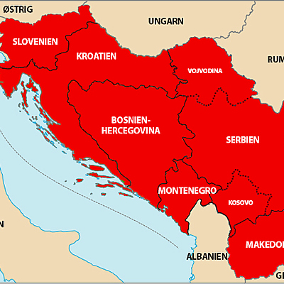 Timeline: Jugoslavien - tidslinje