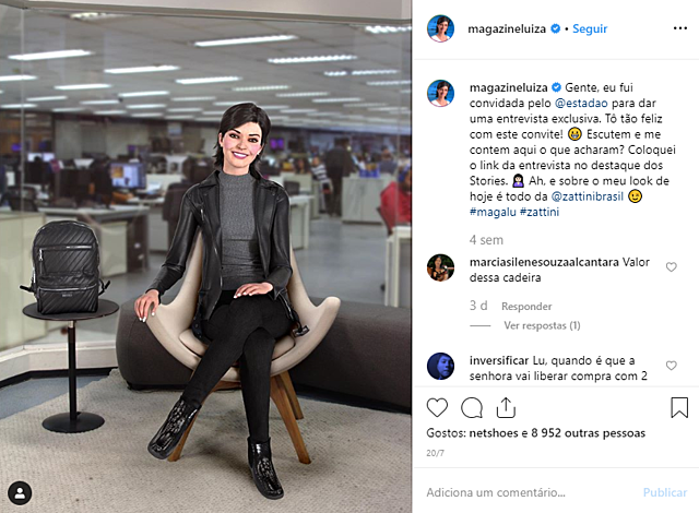 Primeira entrevista da Lu