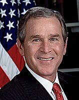 GEORGE W. BUSH BECOMES PRESIDENT