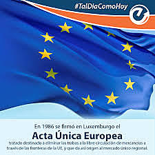 ACTA ÚNICA EUROPEA