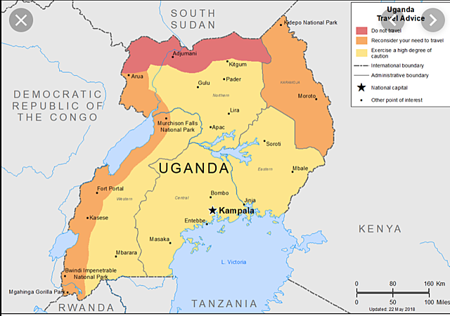 Uganda blev selvstændigt land fra den britiske koloni