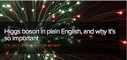 Announcement of the discovery of a Higgs