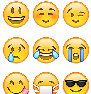 Aparición de emoticones