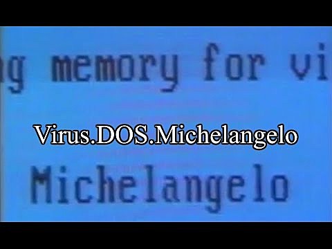 When was the Michelangelo virus created?