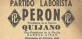 Triunfo PERÓN- QUIJANO
