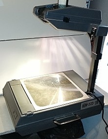 La aparición del proyector como medio de enseñanza.