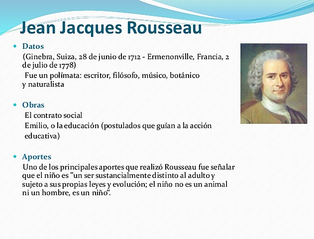 JEAN JAQUES ROUSEEAU
