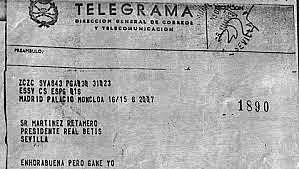 Telegrama Público / Línea Telegráfica