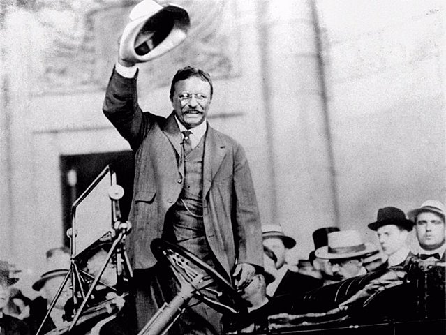 Theodore Roosevelt becomes president