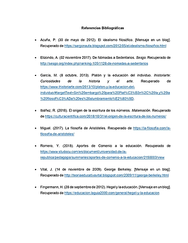 Referencias Bibliográficas