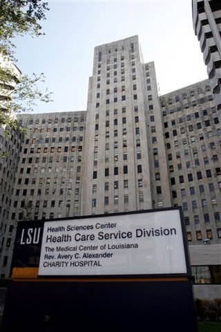 Provided coverage of Charity Hospital in New Orleans