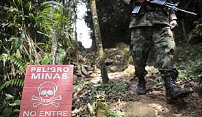 Sembrado de minas antipersonas