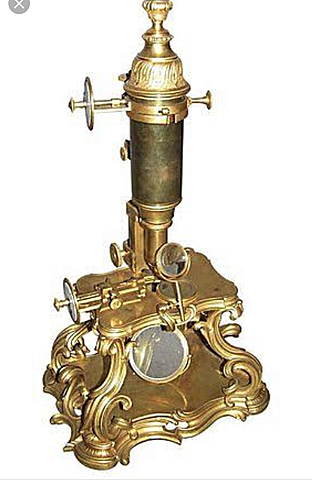 Invento de microscopio