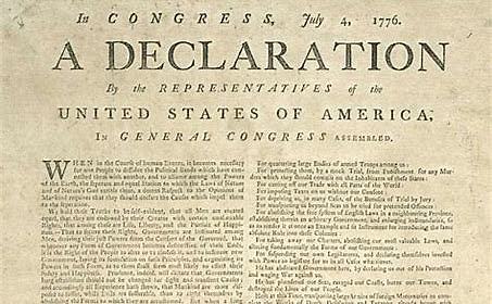 The Declaration of Independence