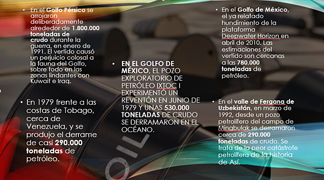 Desastres petroleros