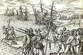 Llegada de los españoles a México