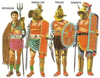 Tipos de gladiadores