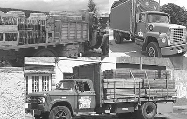 Aparecieron los primeros transportes de carga