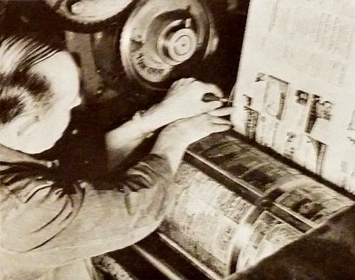 imprenta moderna y mecanizacion