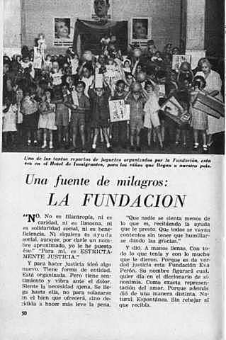 Se creación la Fundación Eva Perón