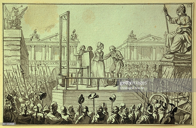 Marie Antoinette beheading