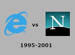The browser war, primarily between the two major players Microsoft and Netscape, heats up. CNET buys tv.com for $15,000.