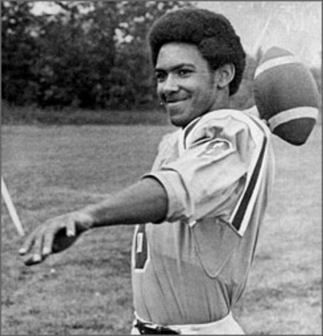 QB at Parkside Highschool (date approximate)