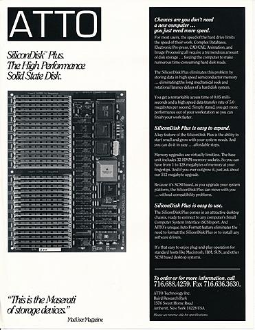 SiliconDisk PRO SSD SCSI 512MB