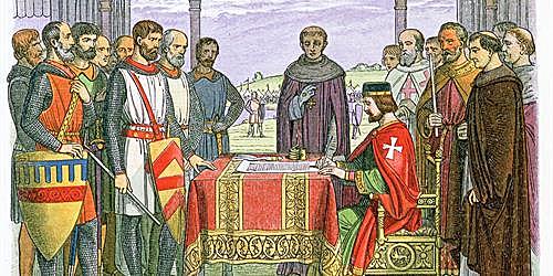King John signed the Magna Carta