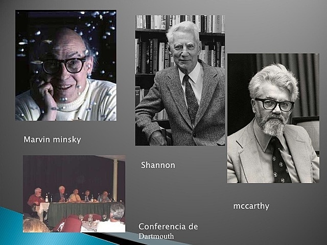 John McCarthy, Marvin Minsky y Claude Shannon