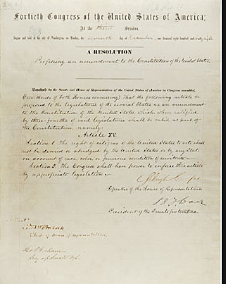 15th Amendment Passed