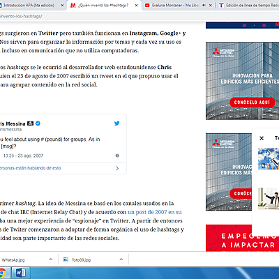 Timeline: Redes Sociales