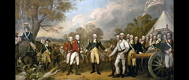 The battle of Saratoga