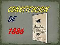 La constitución de 1886.