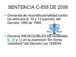 SENTENCIA C-858 DE 2006