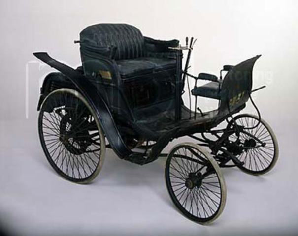 Karl Benz' patents the first gas powered car.