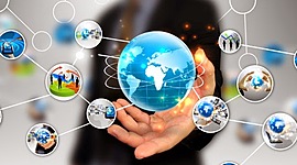 Timeline: Eventos importantes en la historia del Internet como medio de comunicación y el comercio electrónico como actividad comercial.