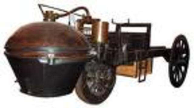 The first self propelled car is invented