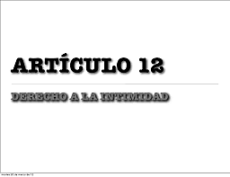 Articulo 12